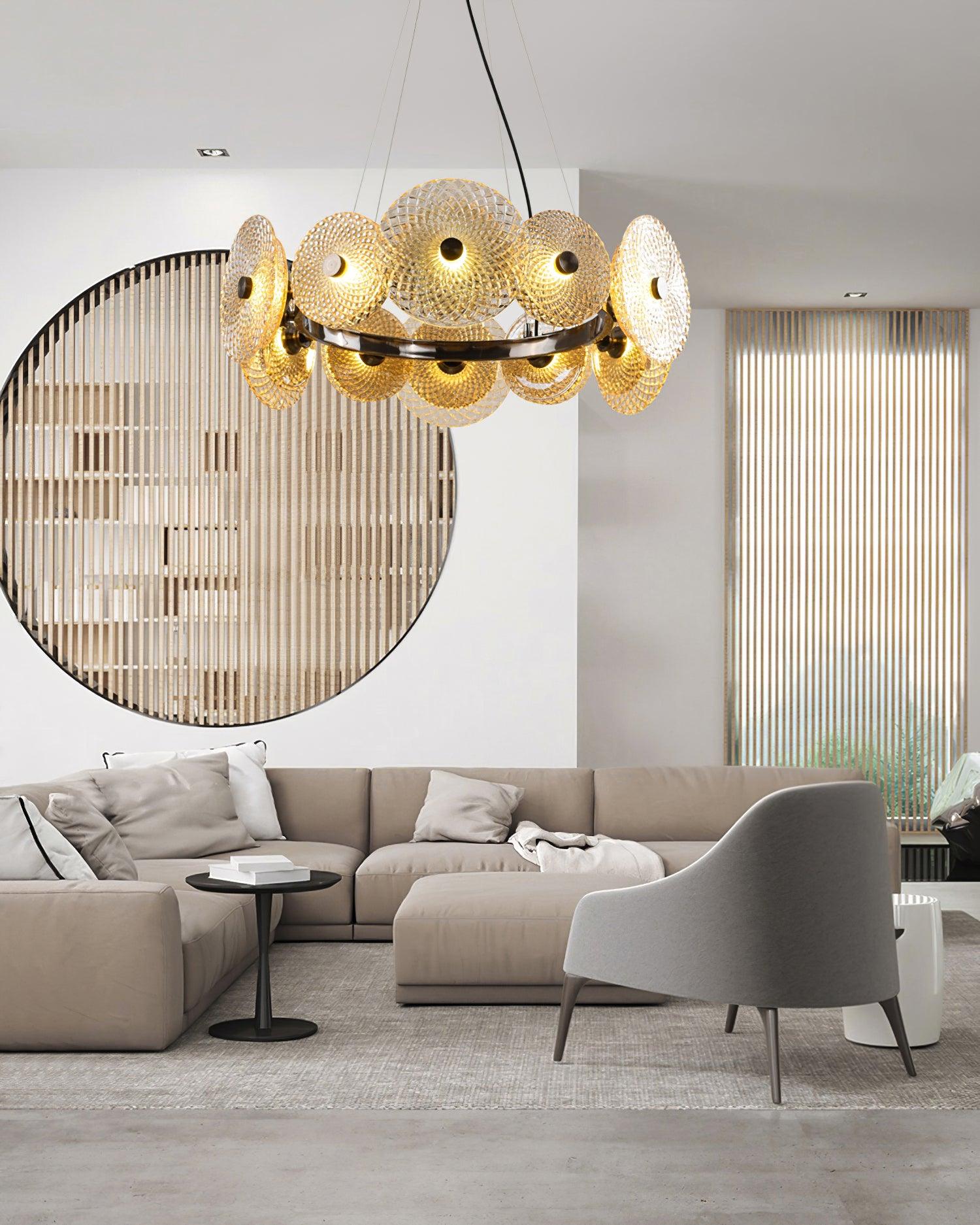 Zeveleth Postmodern Luxury Art Metal Crystal Chandelier - Blowlighting