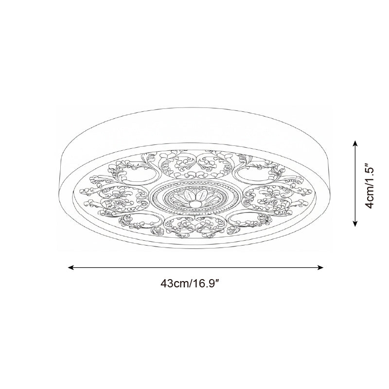 Calysa Luxurious Palais Resin Ceiling Lamp