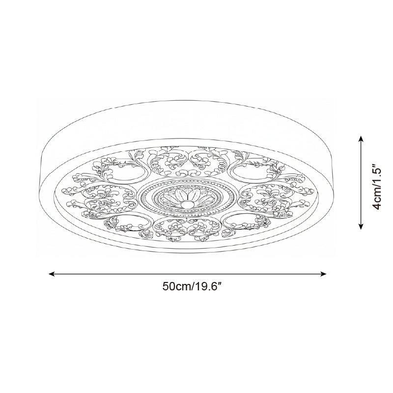 Calysa Luxurious Palais Resin Ceiling Lamp