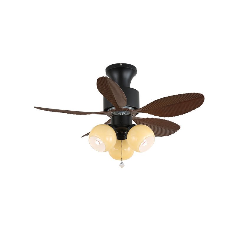 Liora Tropical Glass Ceiling Fan Light - Blowlighting