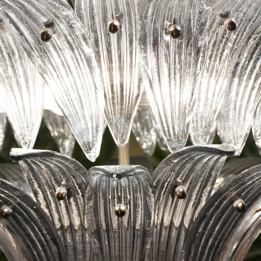 Aurora Chandelier Murano Glass Palm Leaf Tiered - Blowlighting