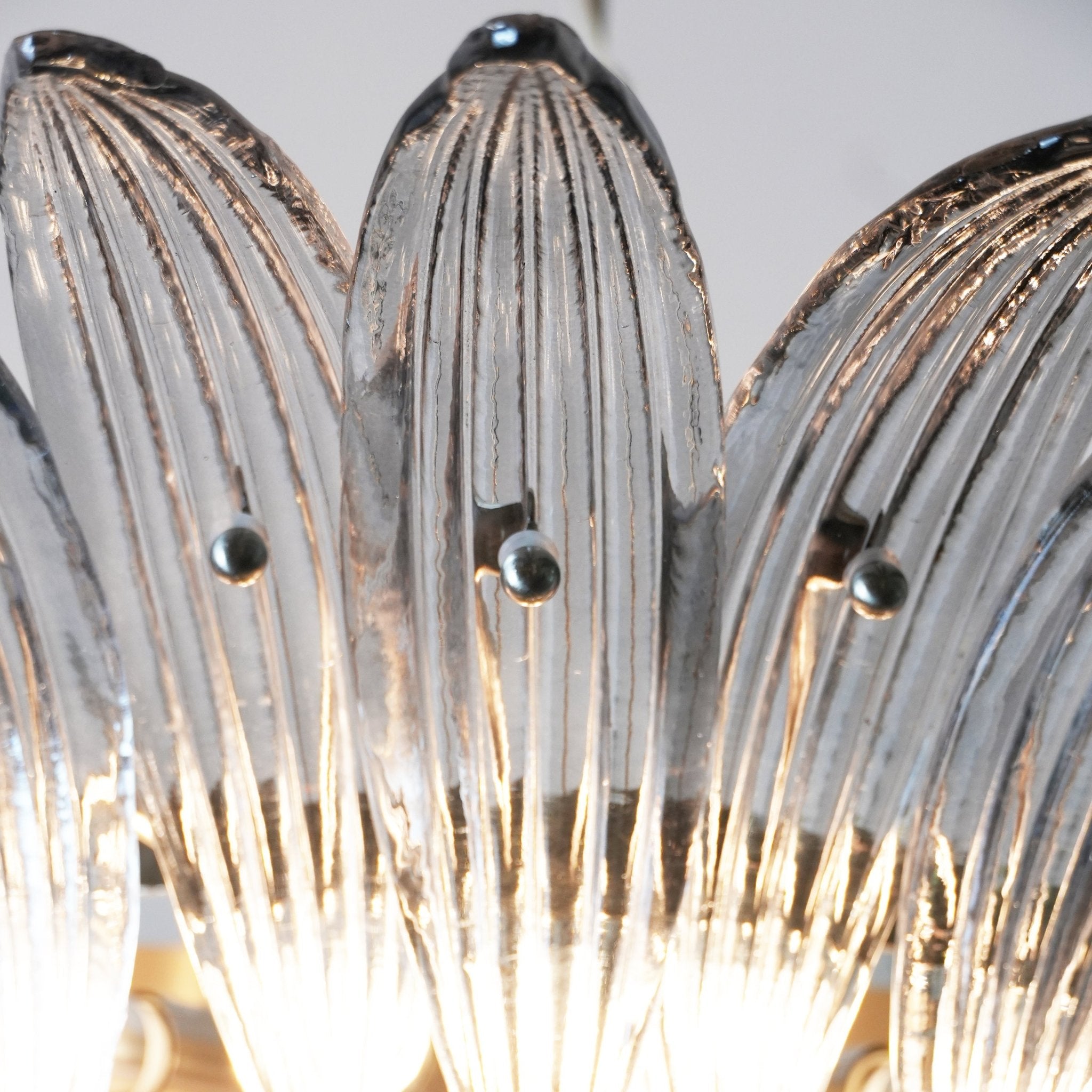 Aurora Chandelier Murano Glass Palm Leaf Tiered - Blowlighting