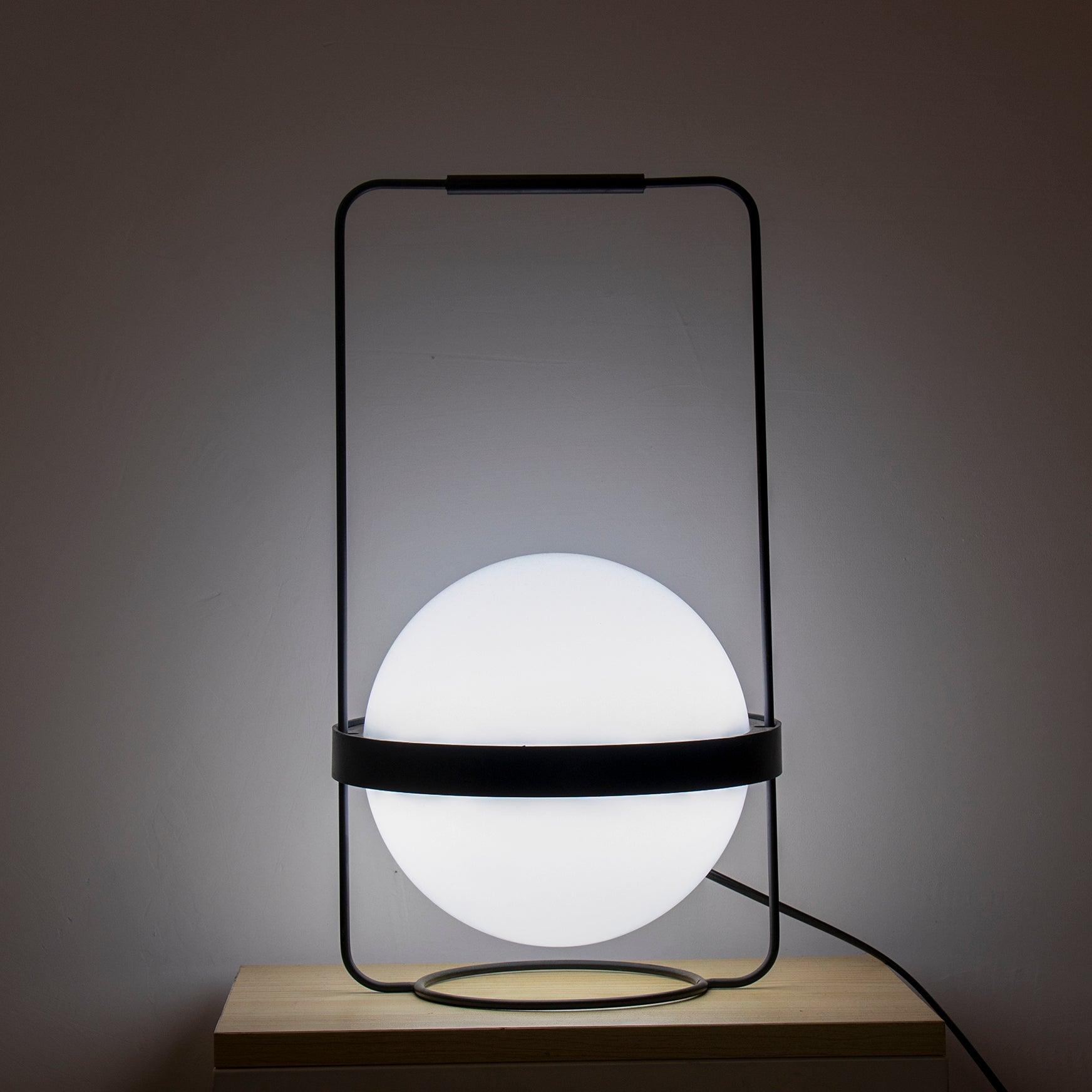 Eric Contemporary Metal Table Lamp - Blowlighting