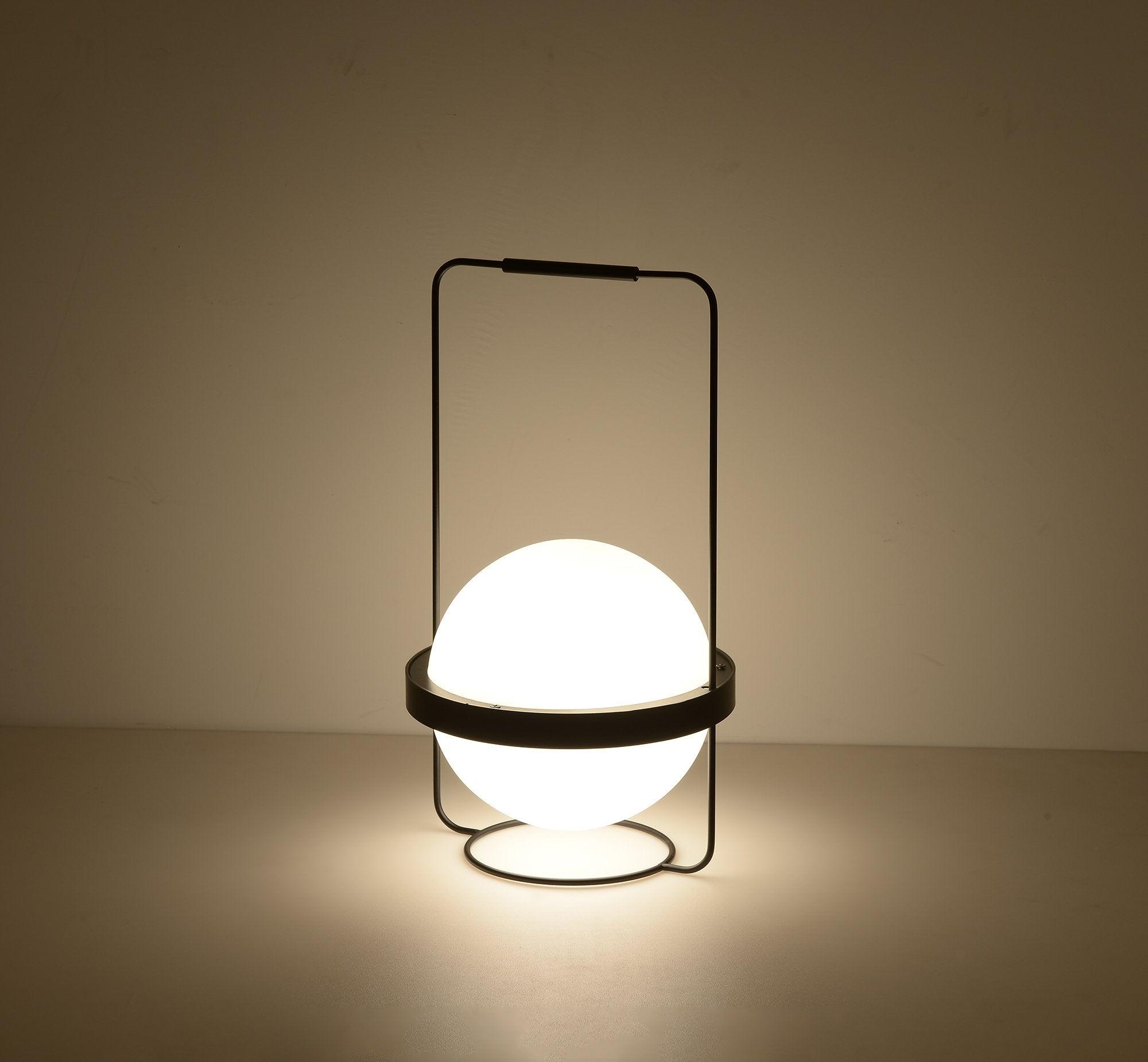 Eric Contemporary Metal Table Lamp - Blowlighting