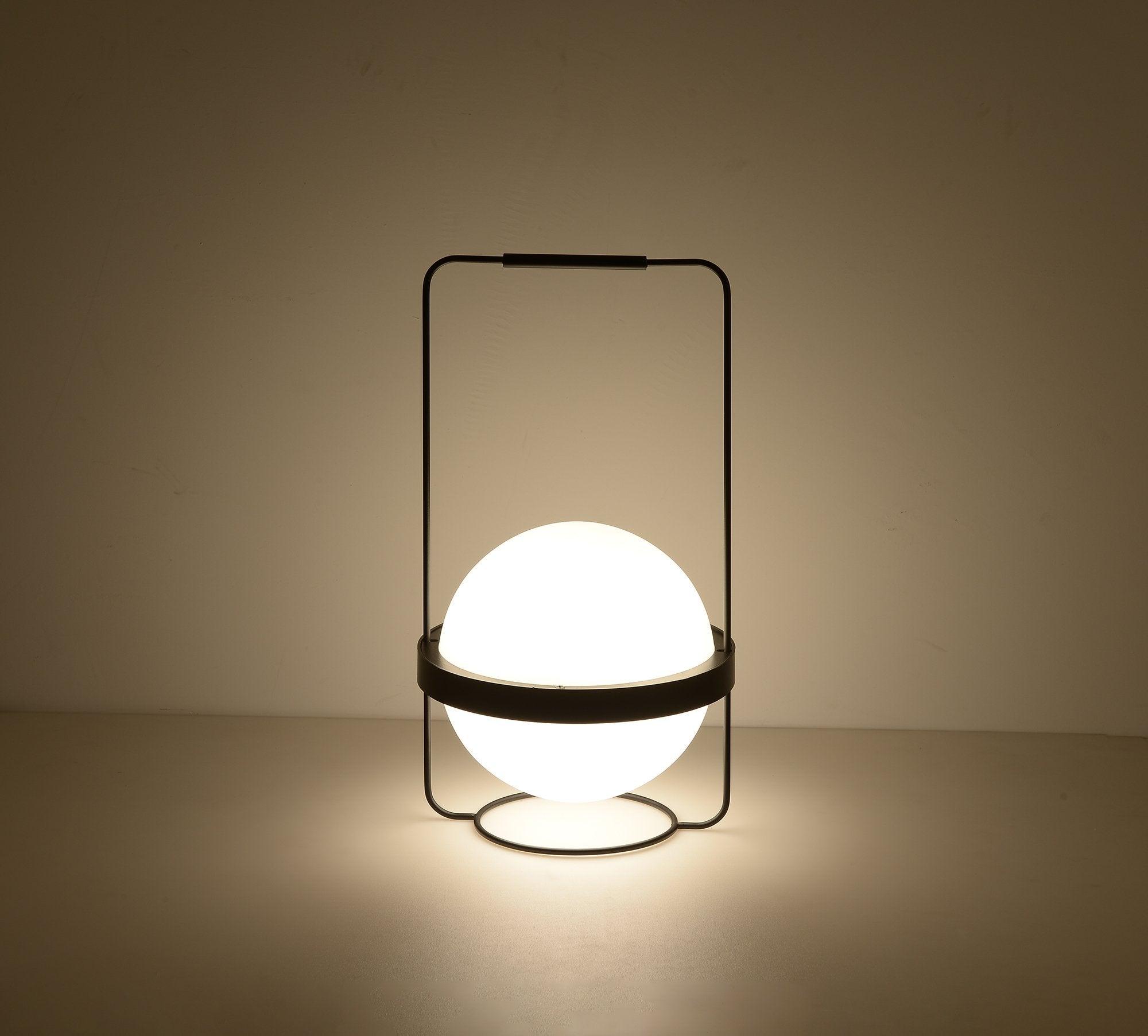 Eric Contemporary Metal Table Lamp - Blowlighting