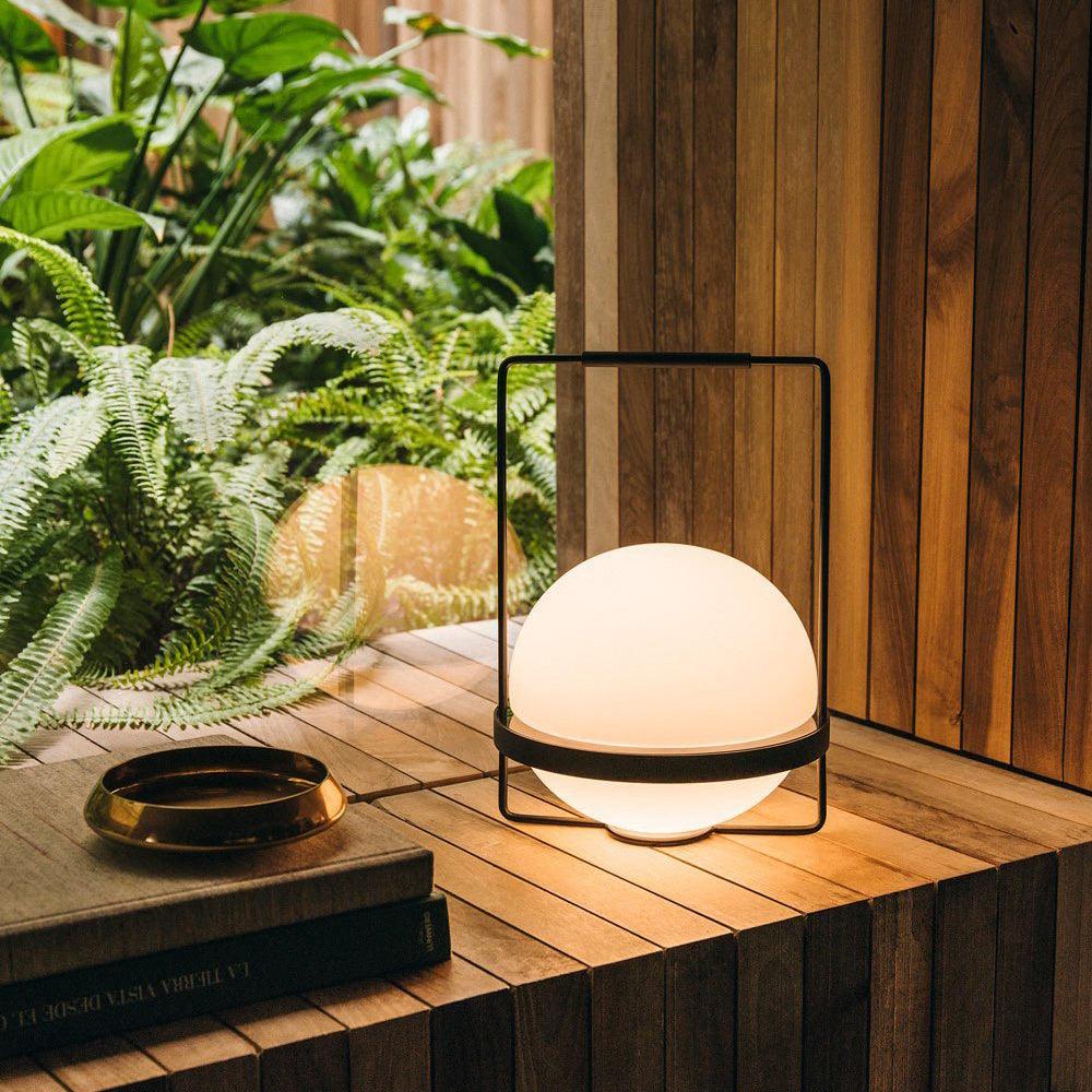 Eric Contemporary Metal Table Lamp - Blowlighting