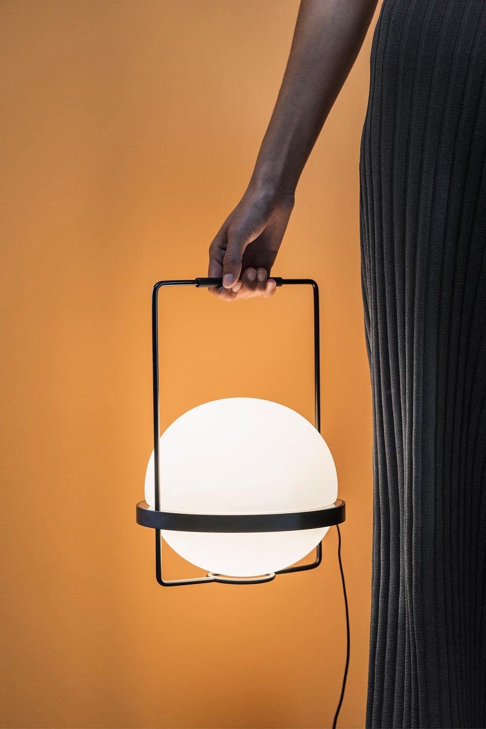 Eric Contemporary Metal Table Lamp - Blowlighting