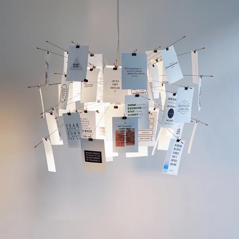Paper Chandelier - Blowlighting