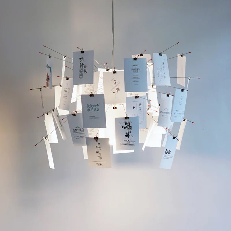 Paper Chandelier - Blowlighting