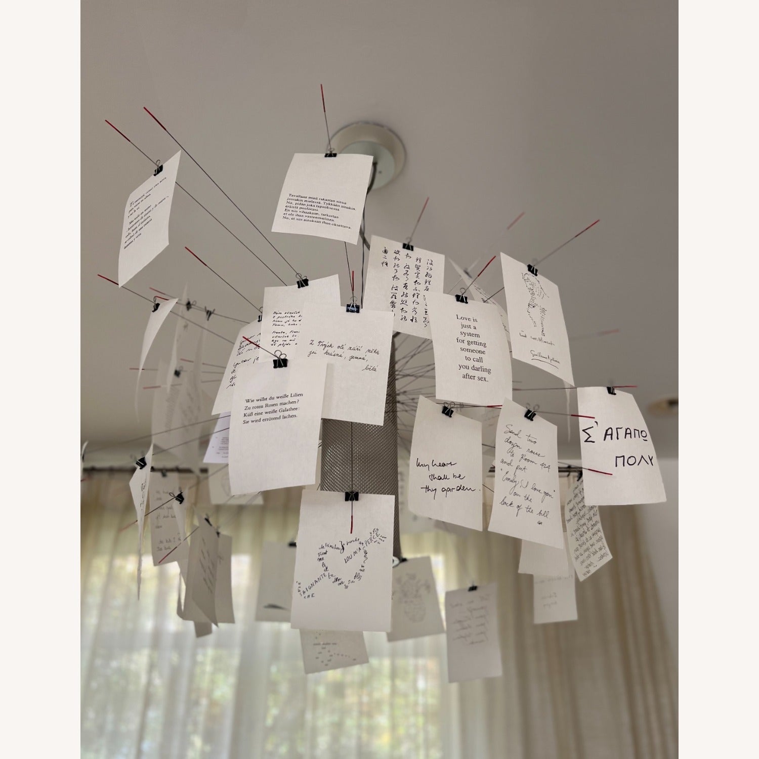 Paper Chandelier - Blowlighting