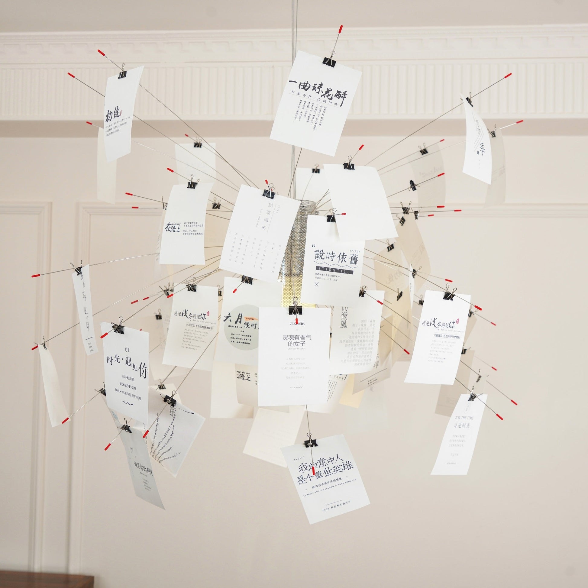Paper Chandelier - Blowlighting