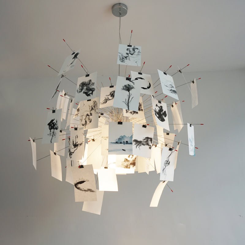 Paper Chandelier - Blowlighting
