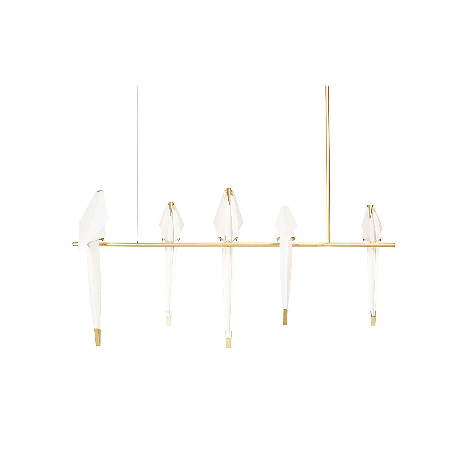 Paper Crane Bird LED Chandelier - Blowlighting