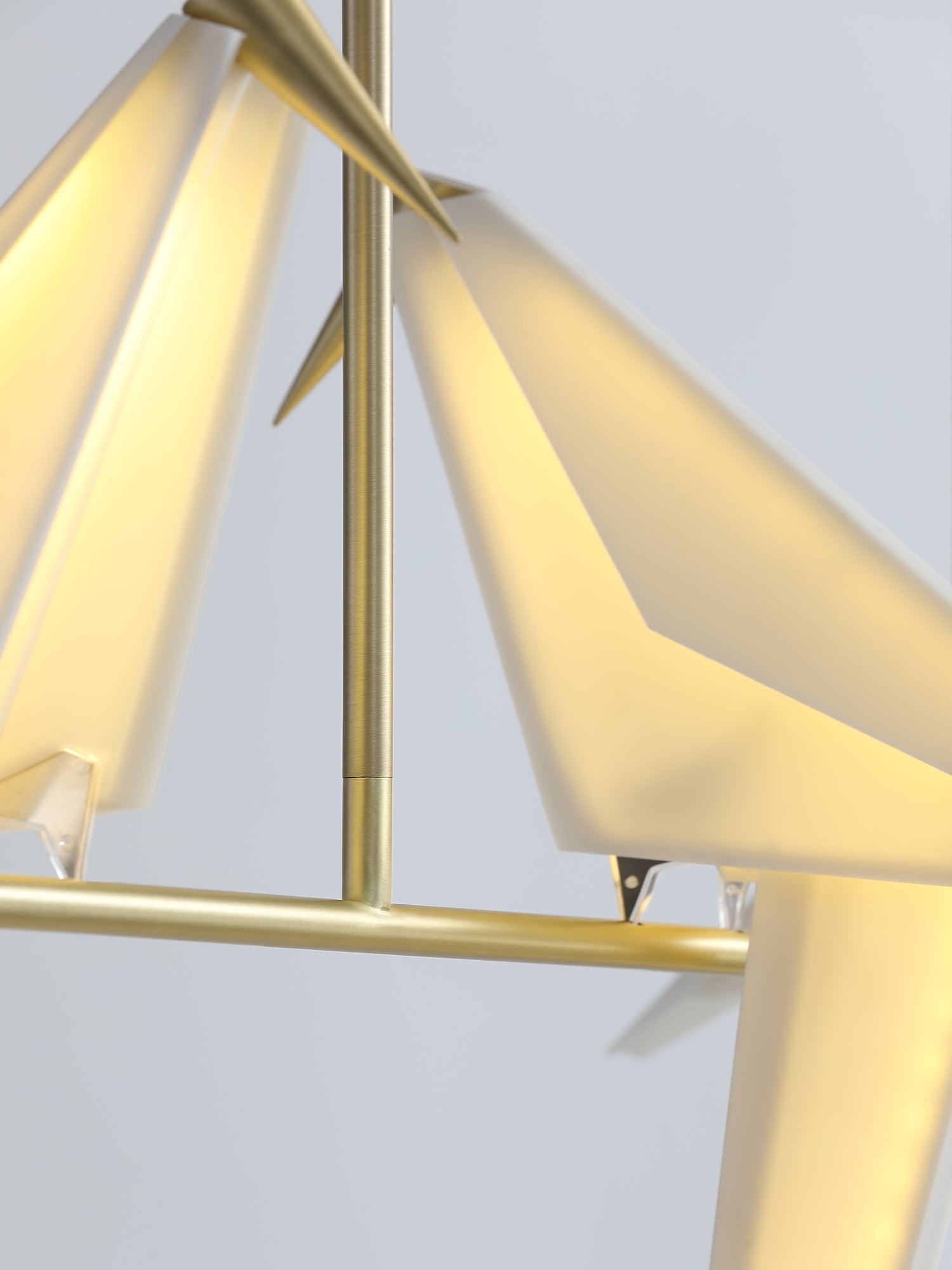 Paper Crane Bird LED Chandelier - Blowlighting