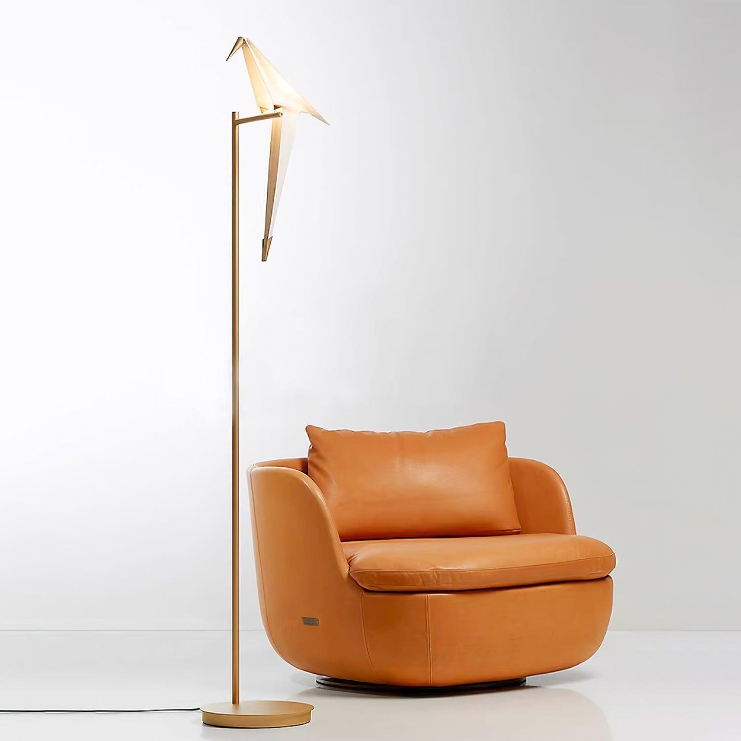 Paper Crane Bird Floor Lamp - Blowlighting
