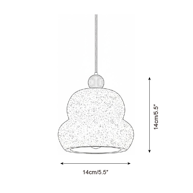 Papilio Farmhouse Travertine Pendant Light