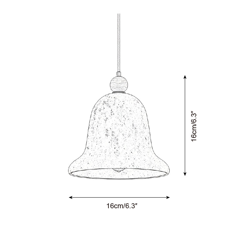 Papilio Farmhouse Travertine Pendant Light