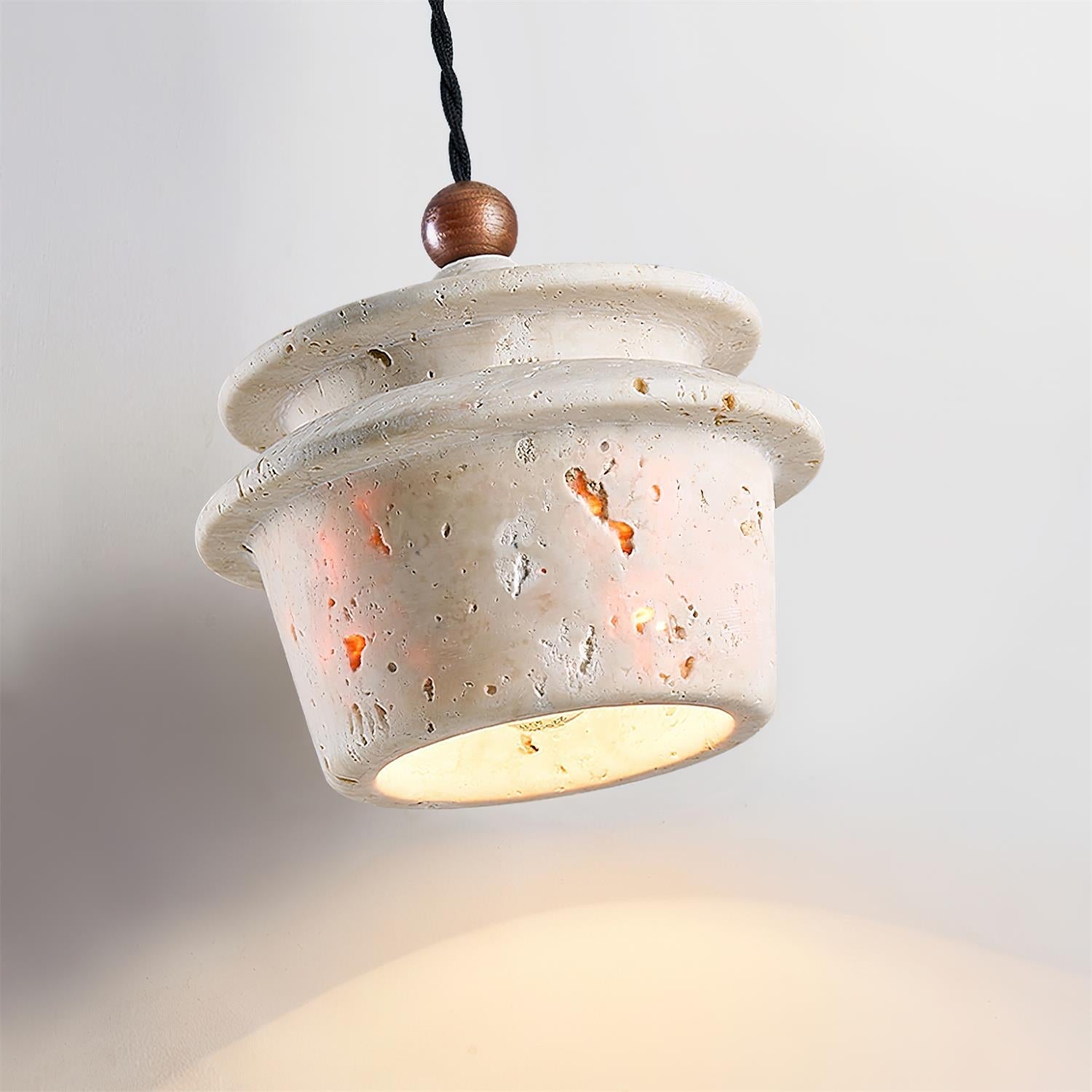 Papilio Farmhouse Travertine Pendant Light