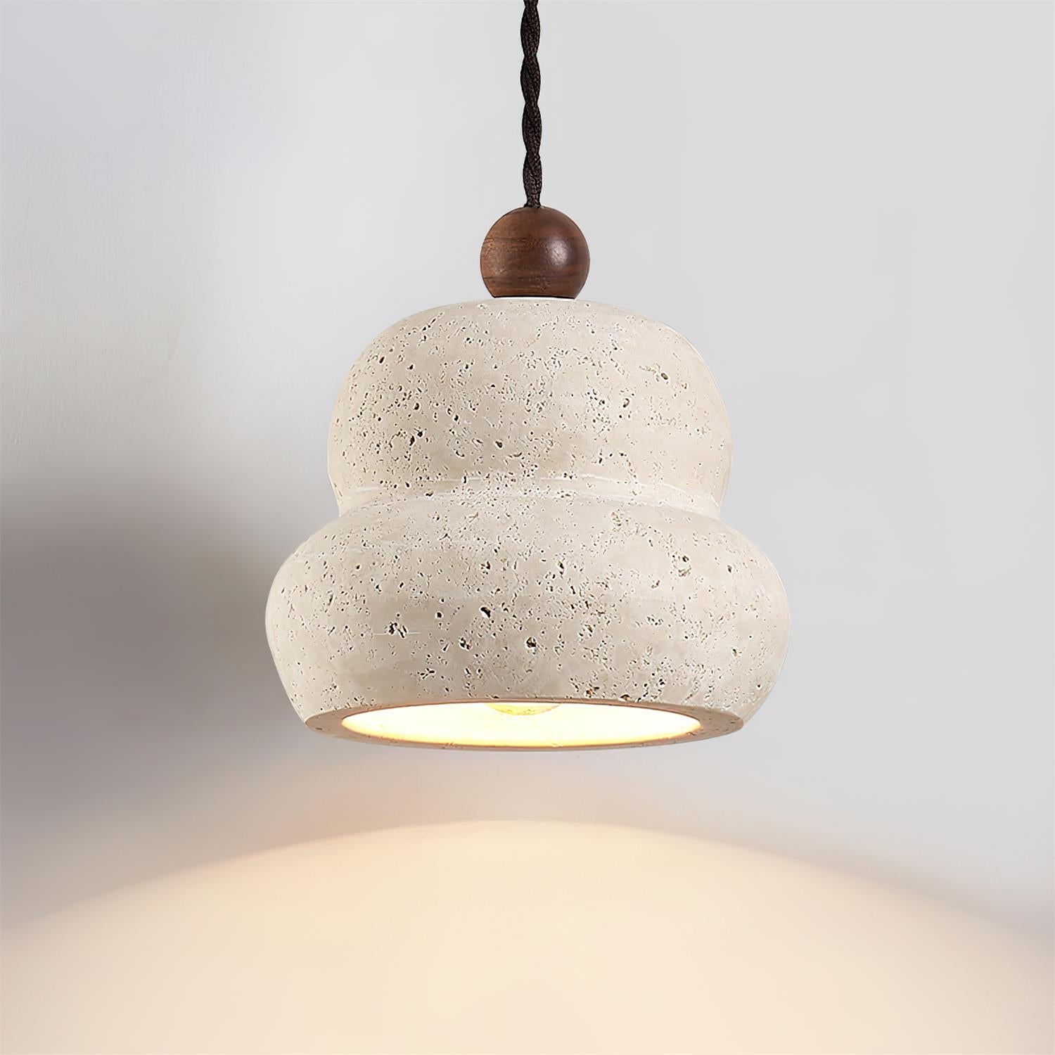 Papilio Farmhouse Travertine Pendant Light