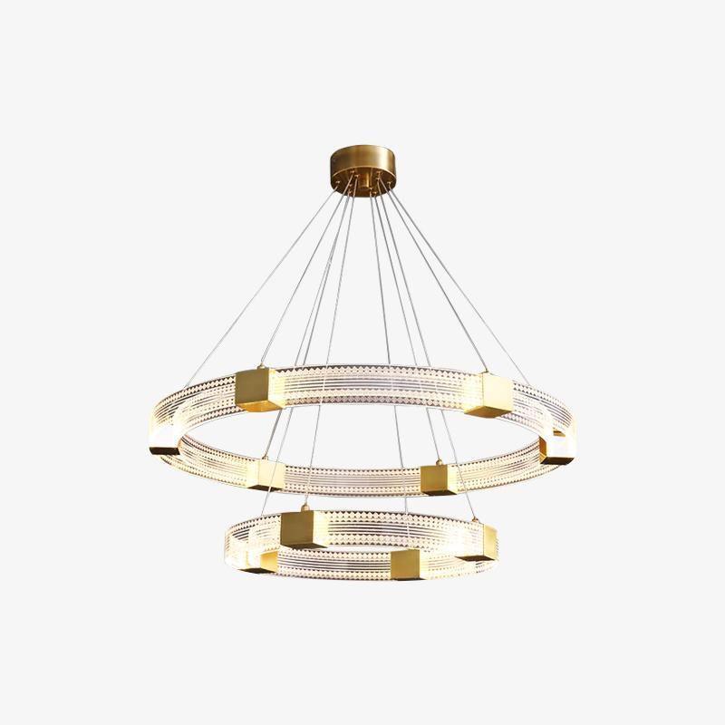 Parallel Ring LED Chandelier - Blowlighting