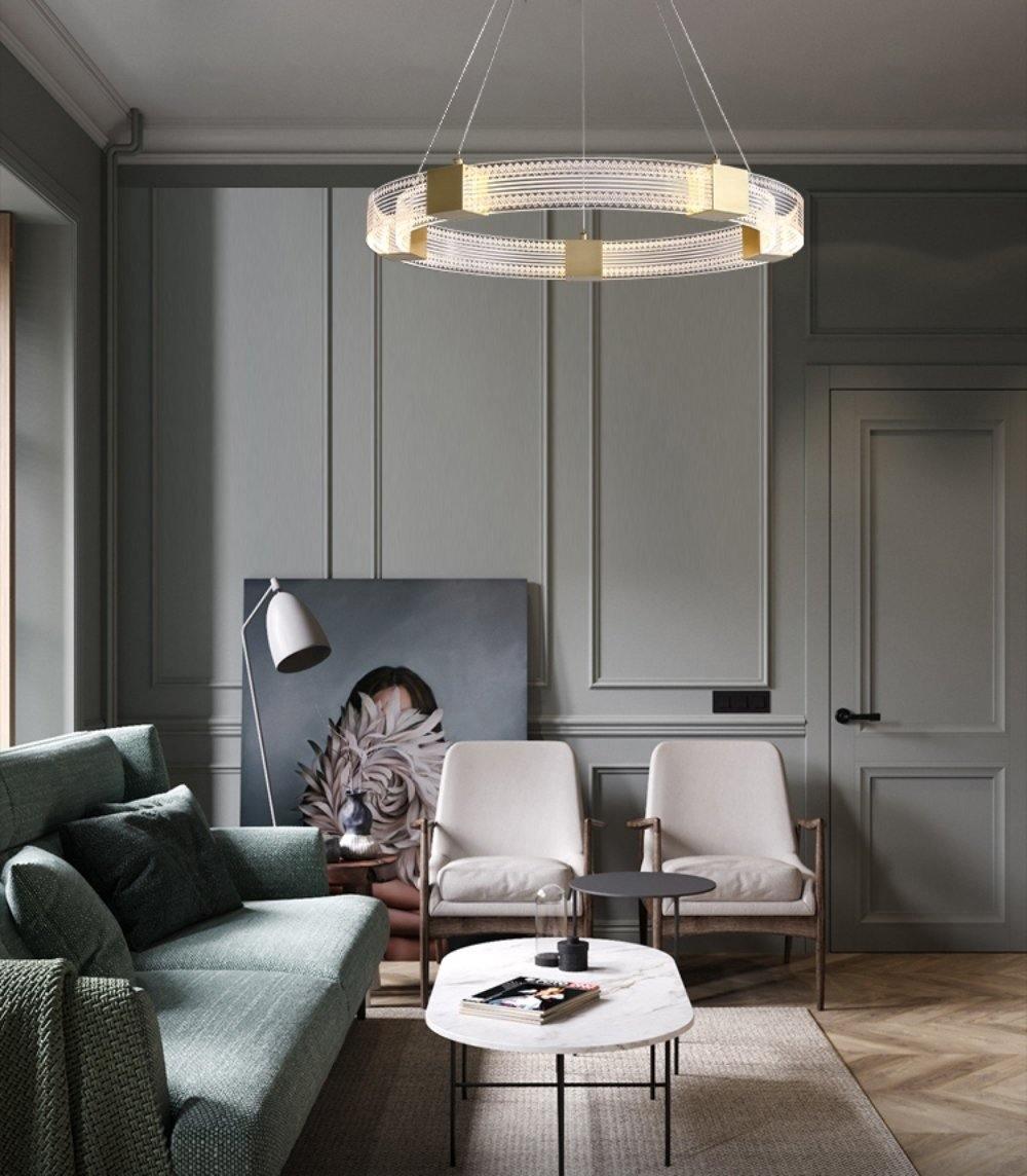 Parallel Ring LED Chandelier - Blowlighting