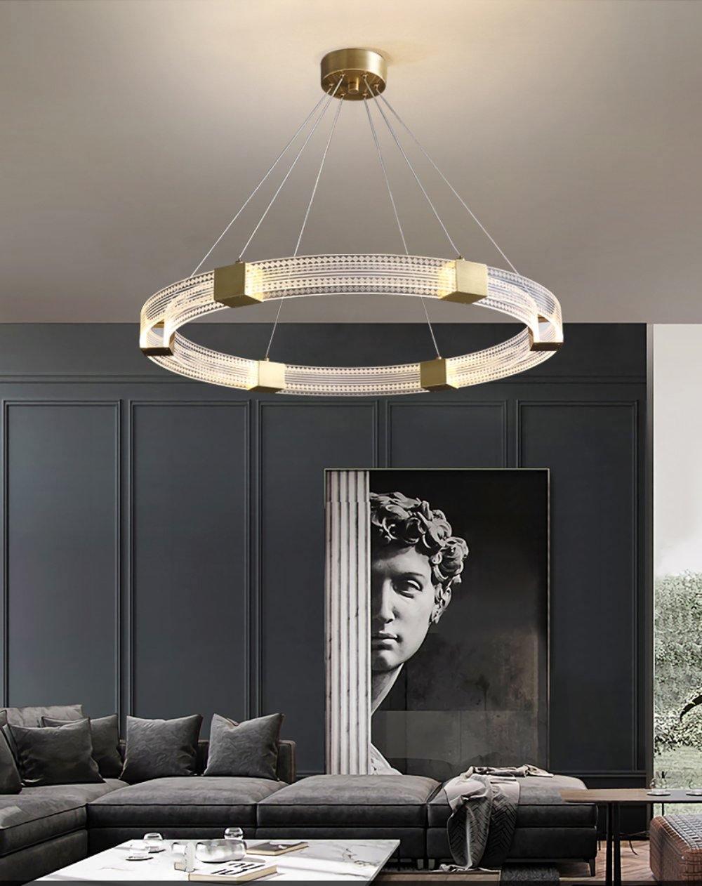 Parallel Ring LED Chandelier - Blowlighting