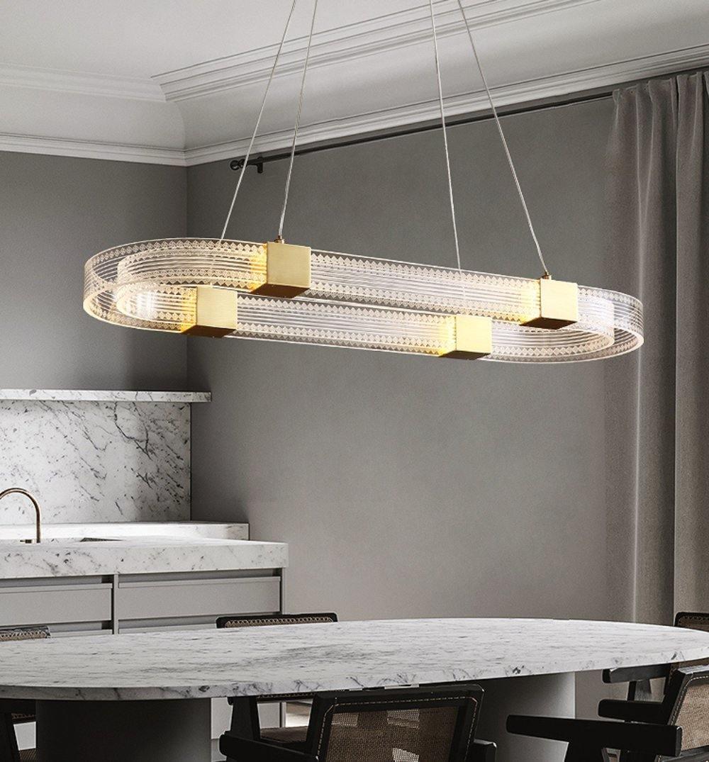 Parallel Ring LED Chandelier - Blowlighting