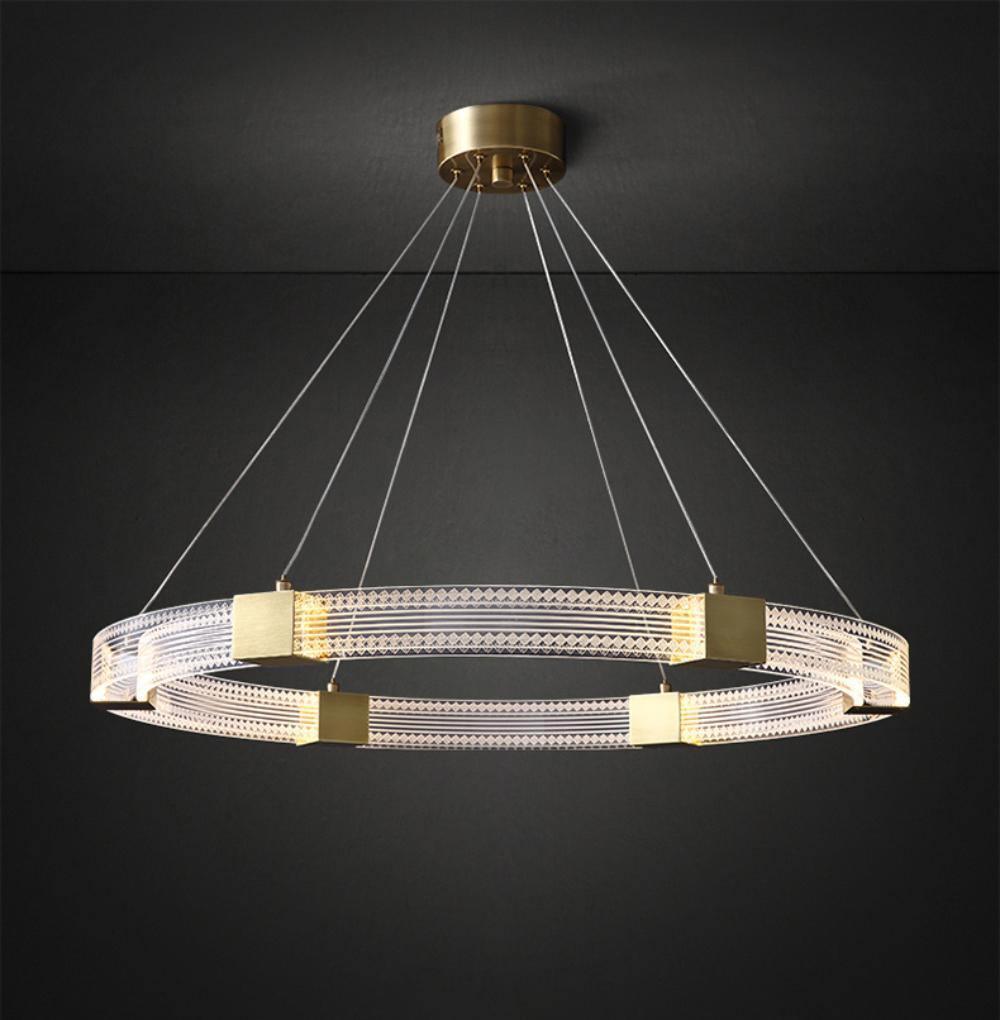 Parallel Ring LED Chandelier - Blowlighting
