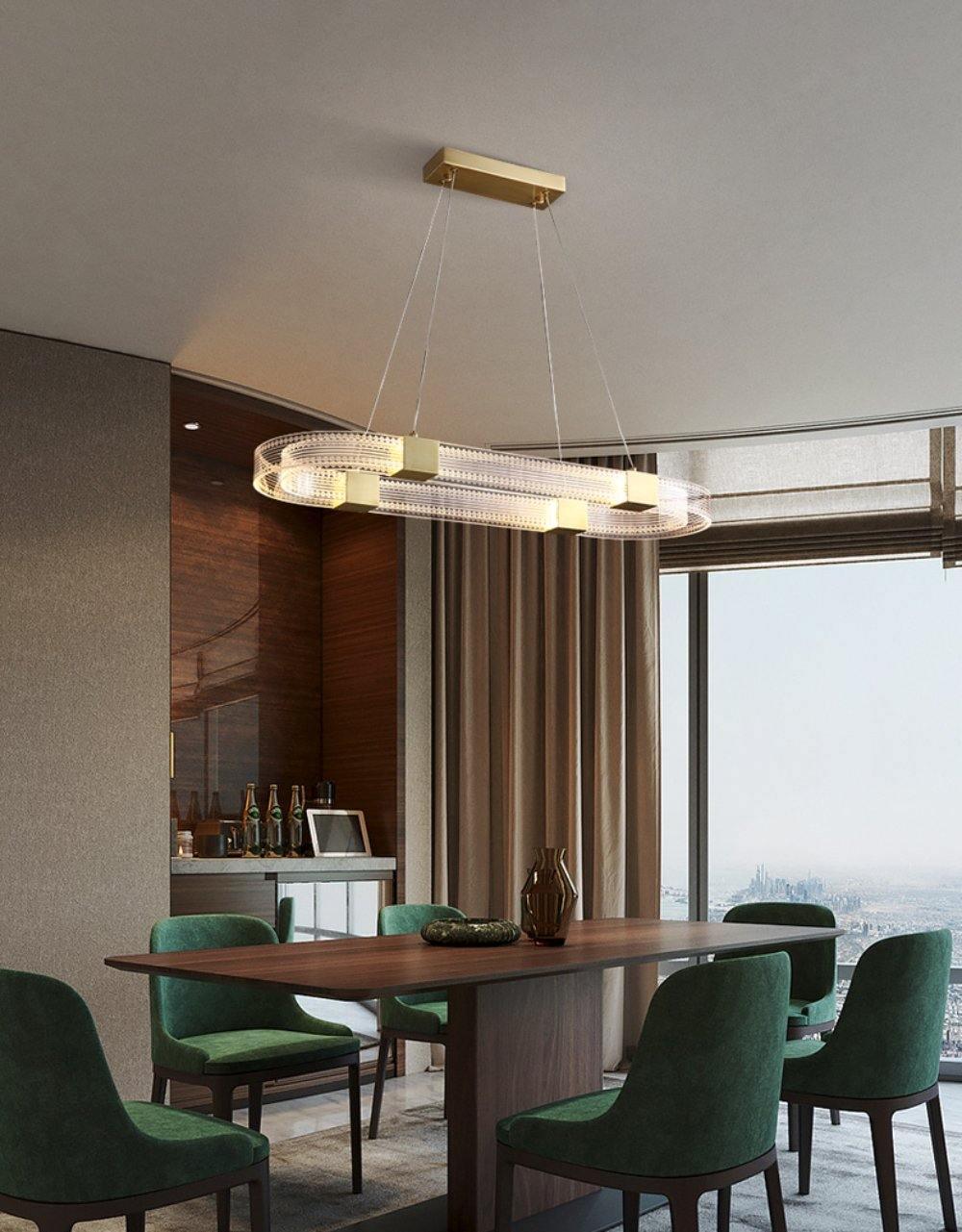 Parallel Ring LED Chandelier - Blowlighting