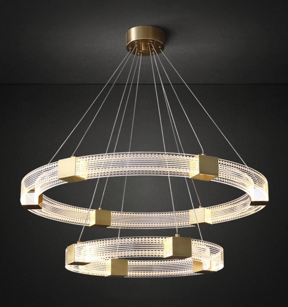 Parallel Ring LED Chandelier - Blowlighting