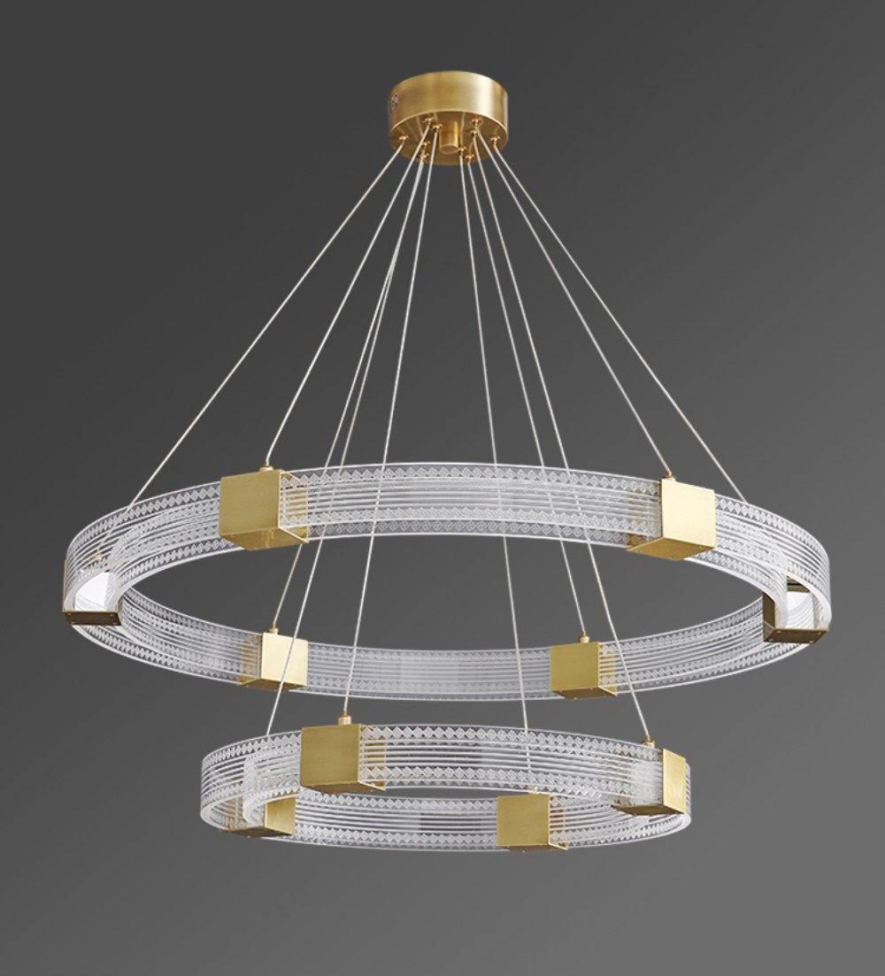 Parallel Ring LED Chandelier - Blowlighting