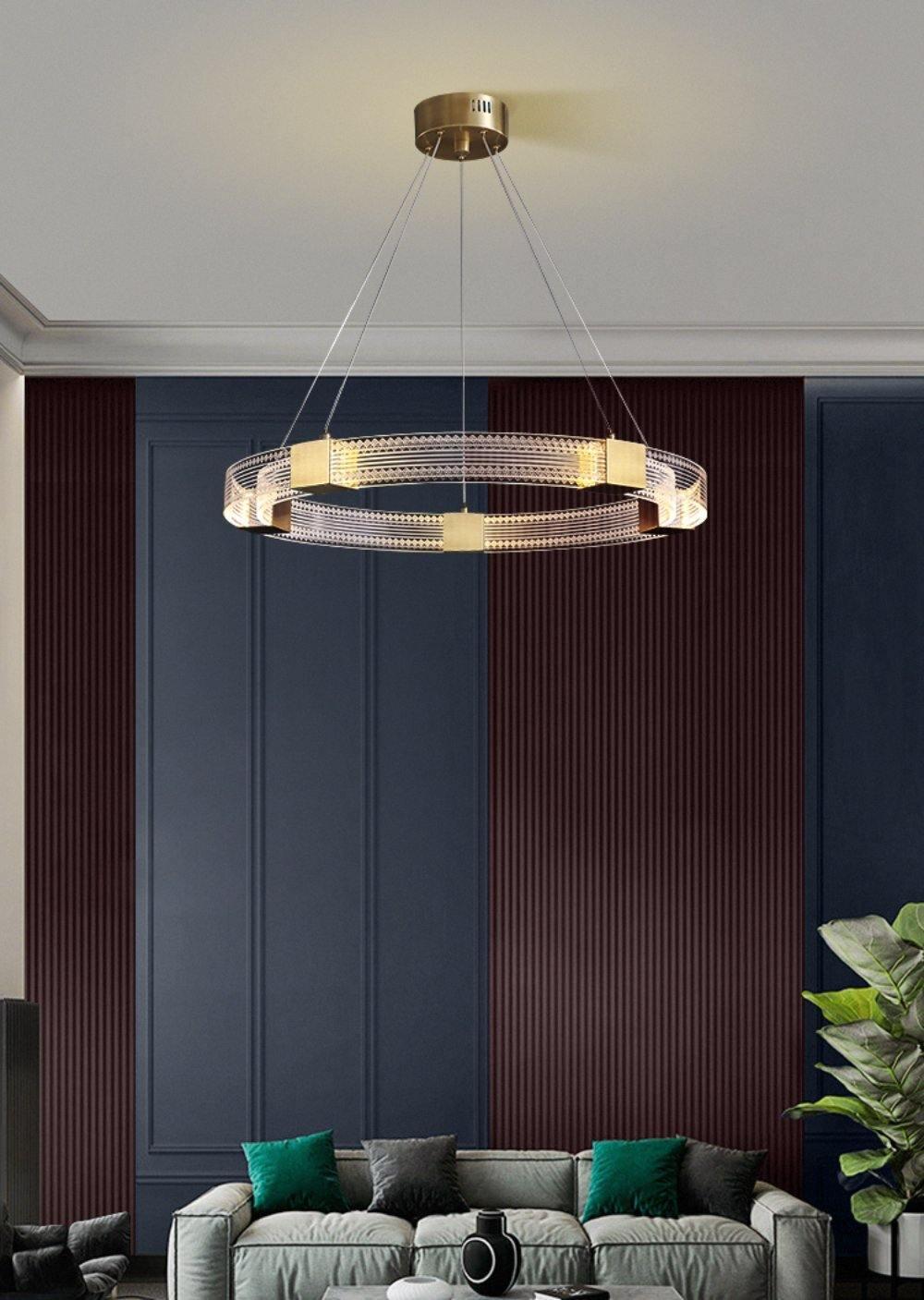Parallel Ring LED Chandelier - Blowlighting