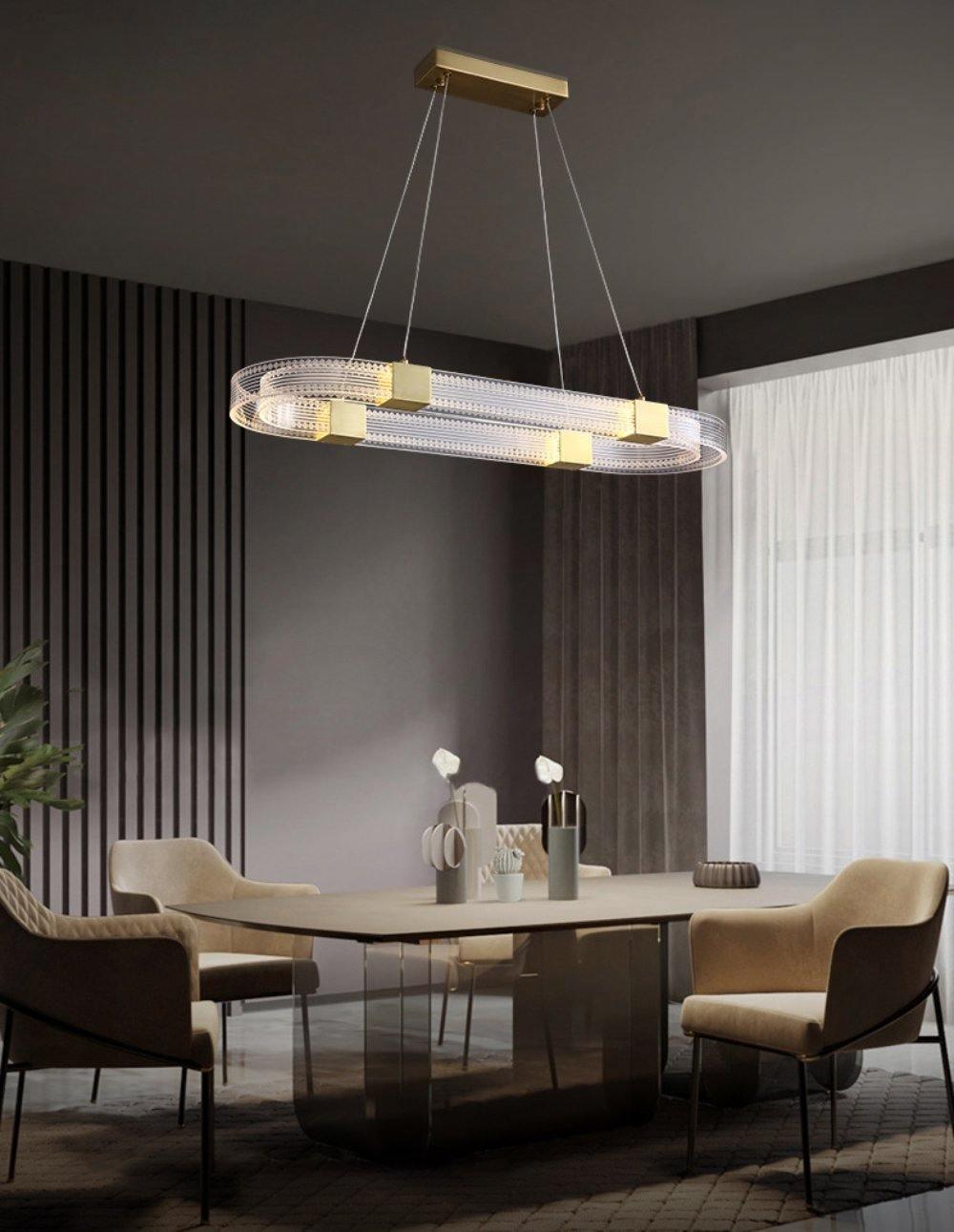 Parallel Ring LED Chandelier - Blowlighting