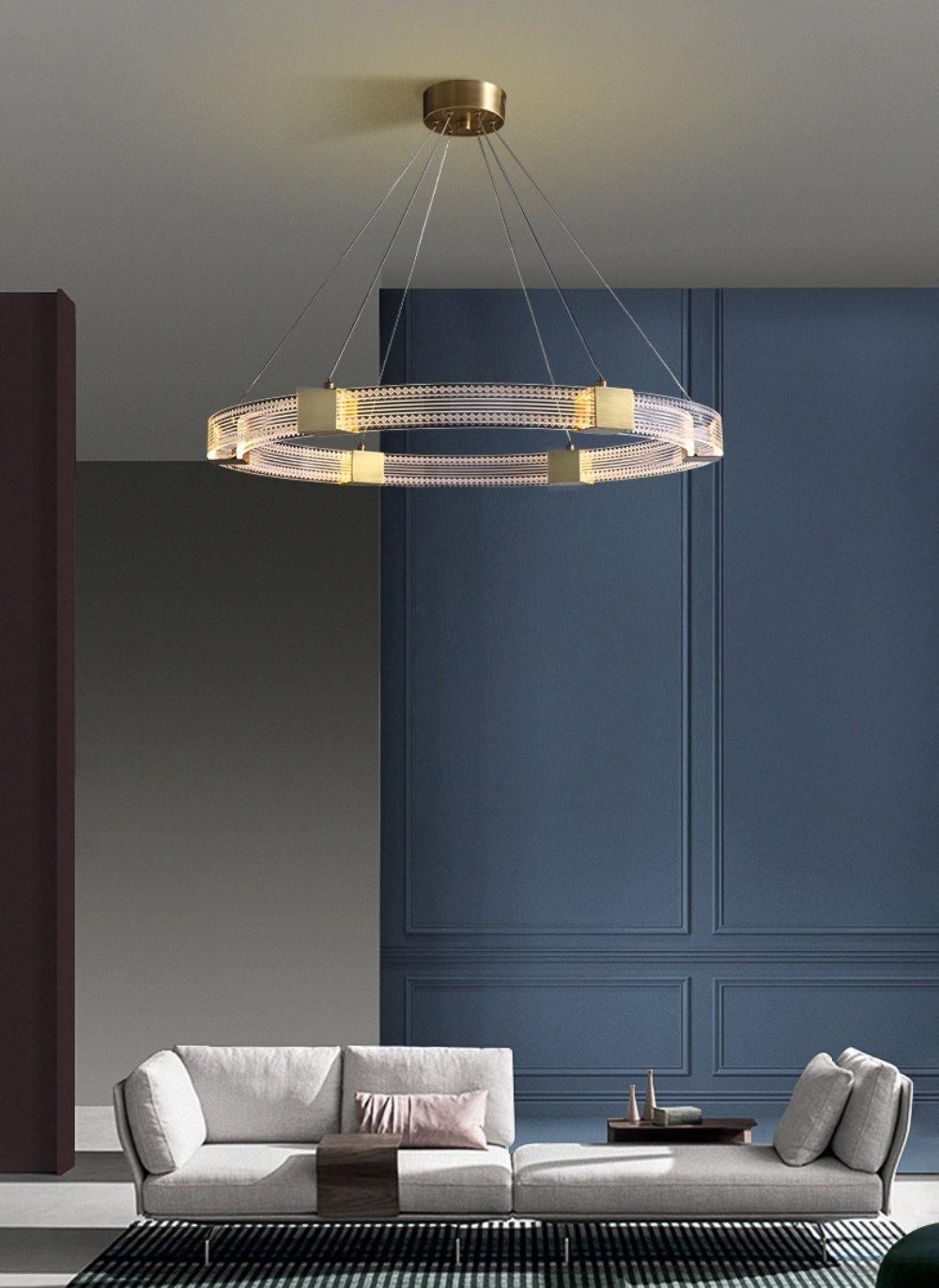 Parallel Ring LED Chandelier - Blowlighting