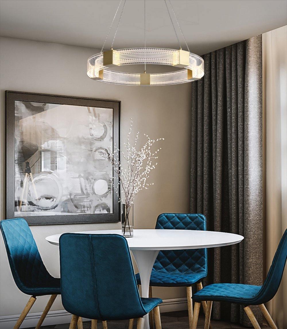 Parallel Ring LED Chandelier - Blowlighting