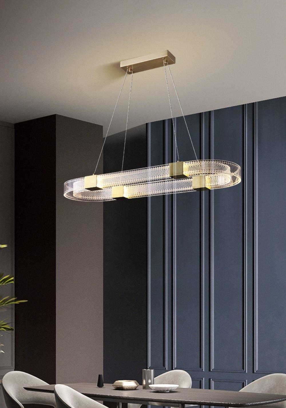 Parallel Ring LED Chandelier - Blowlighting