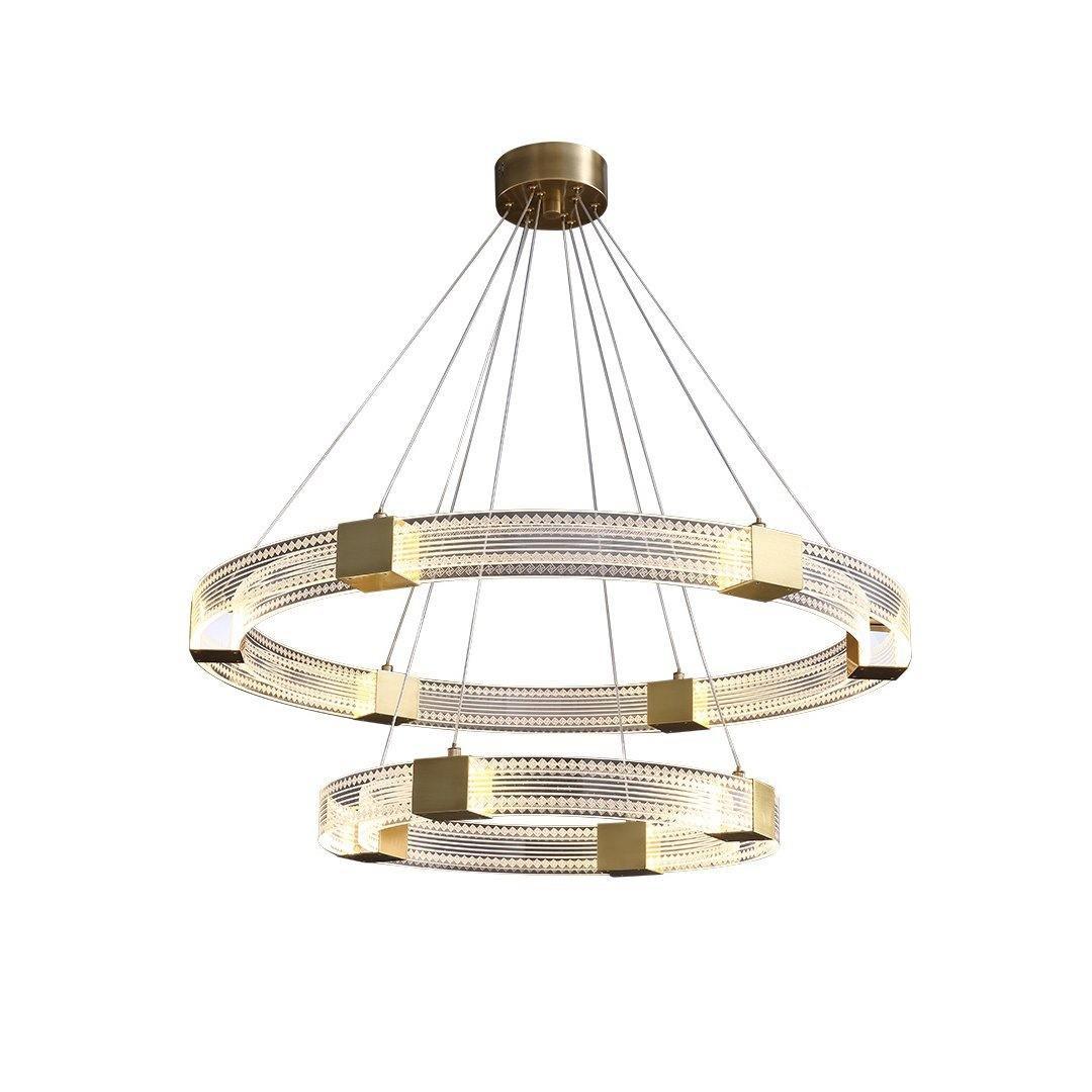 Parallel Ring LED Chandelier - Blowlighting