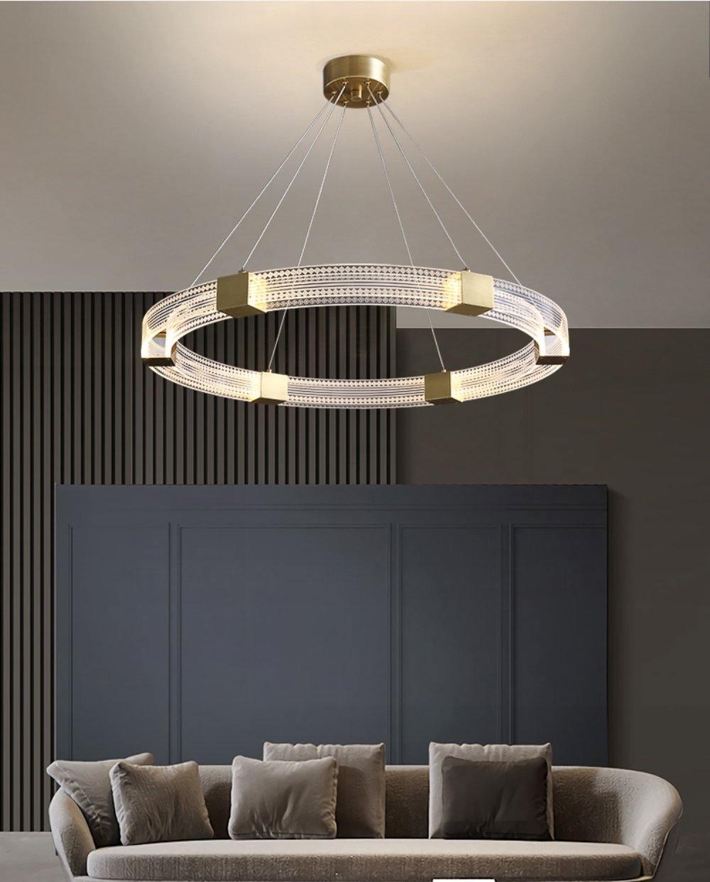 Parallel Ring LED Chandelier - Blowlighting