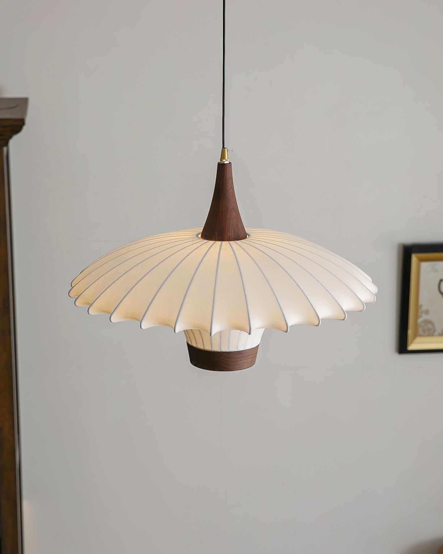 Parasol Wabi-Sabi Fabric Pendant Light