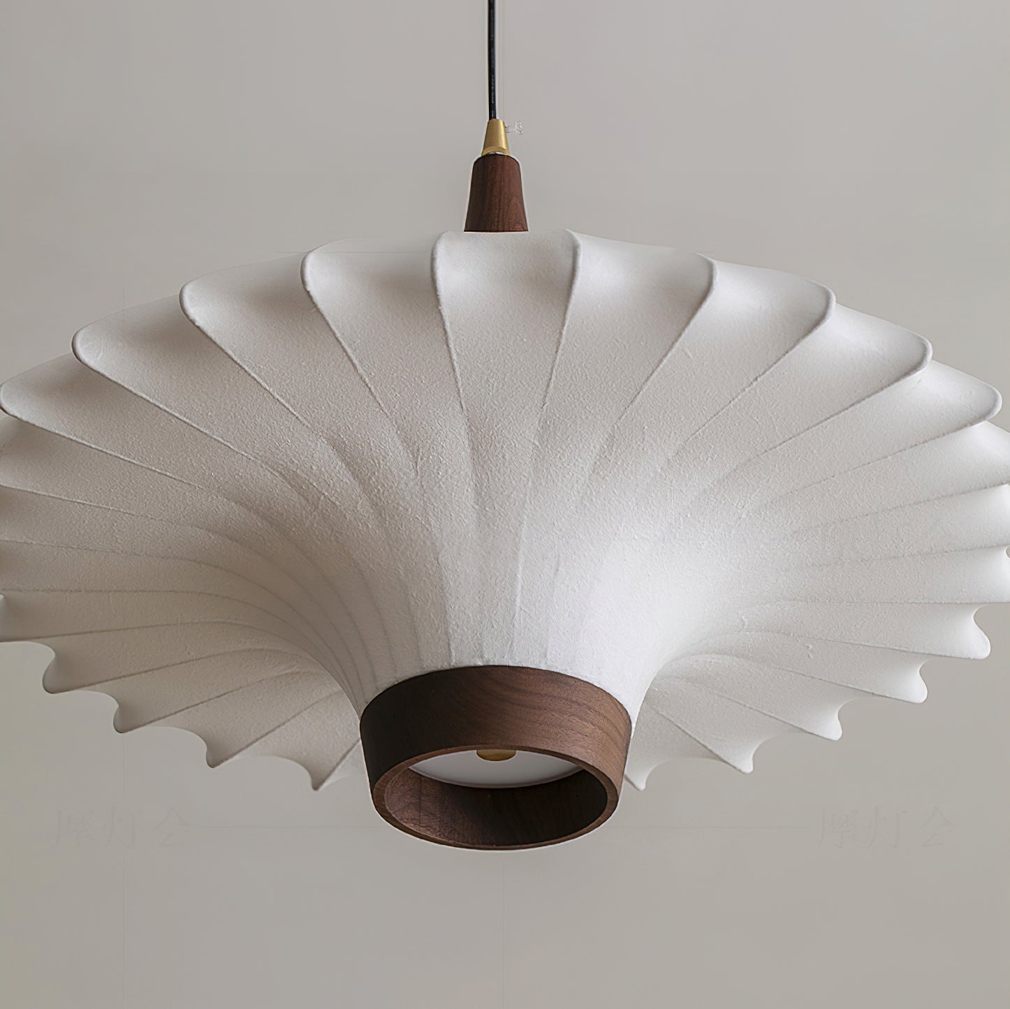 Parasol Wabi-Sabi Fabric Pendant Light