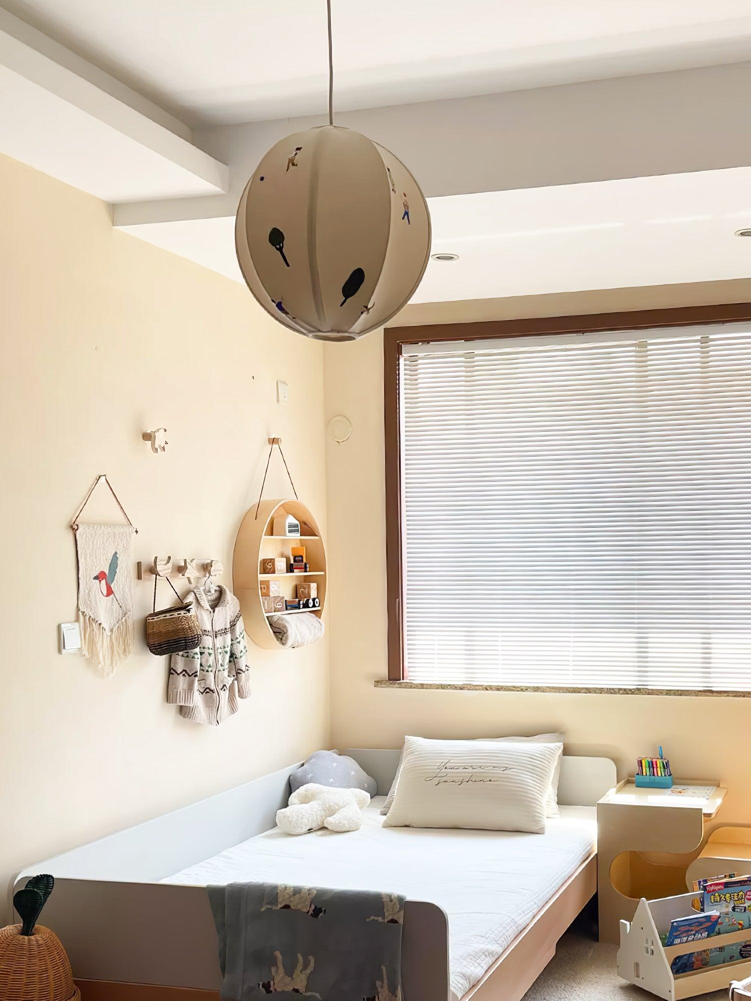 Park Embroidered Textile Swag Lamp - Blowlighting