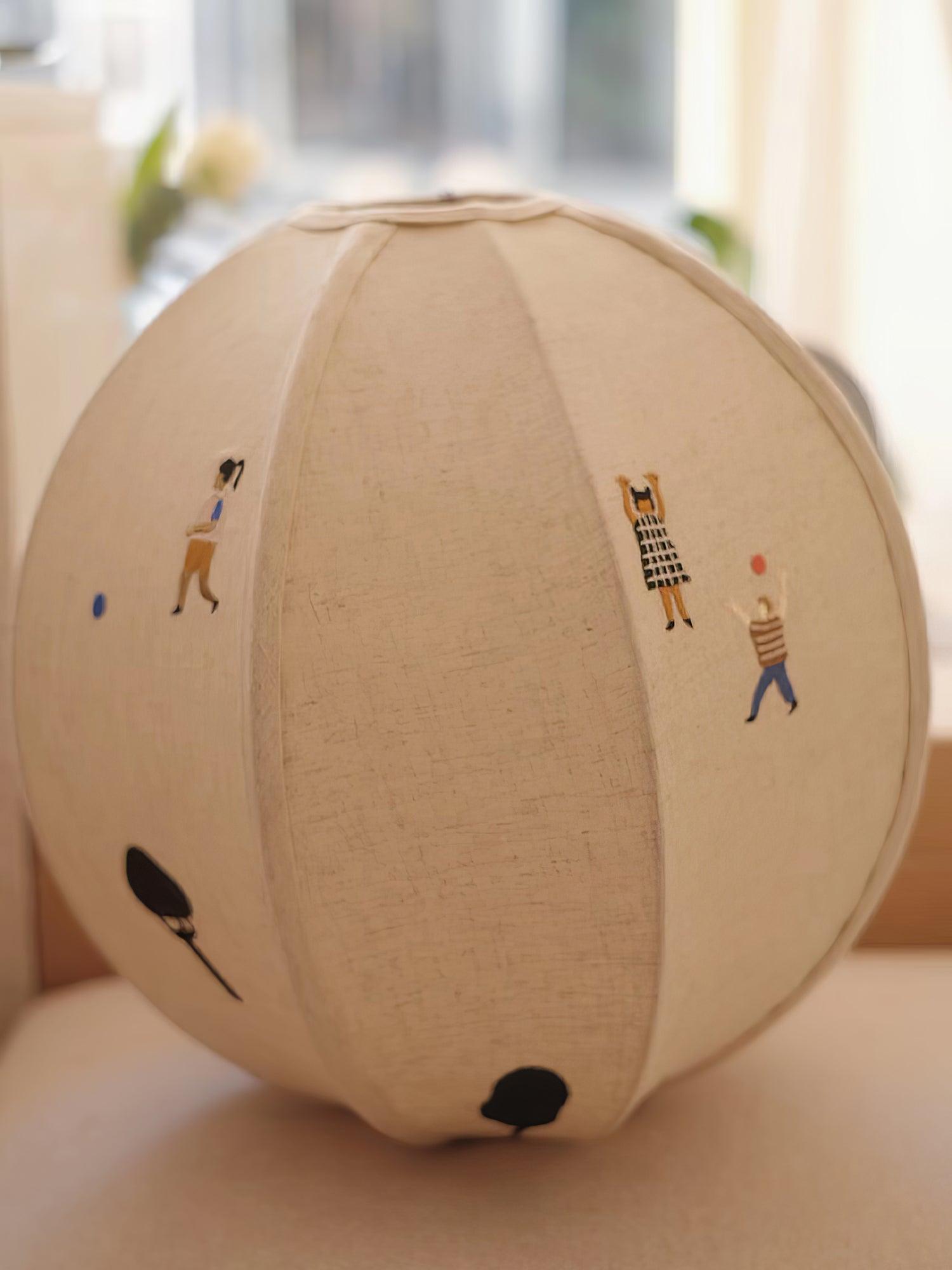 Park Embroidered Textile Swag Lamp - Blowlighting