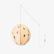 Park Embroidered Textile Swag Lamp - Blowlighting