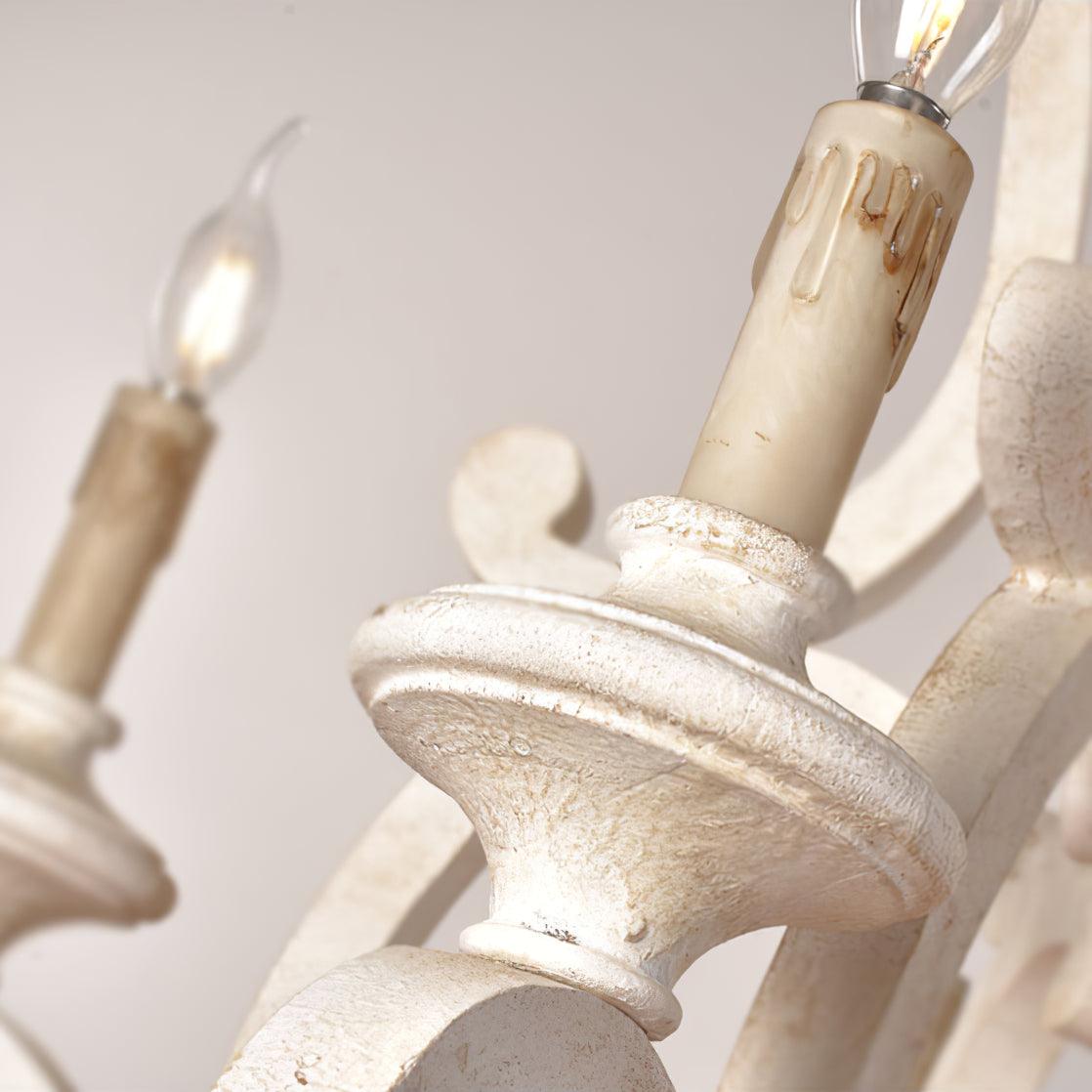 Parrotuncle Wooden Candle Chandelier - Blowlighting