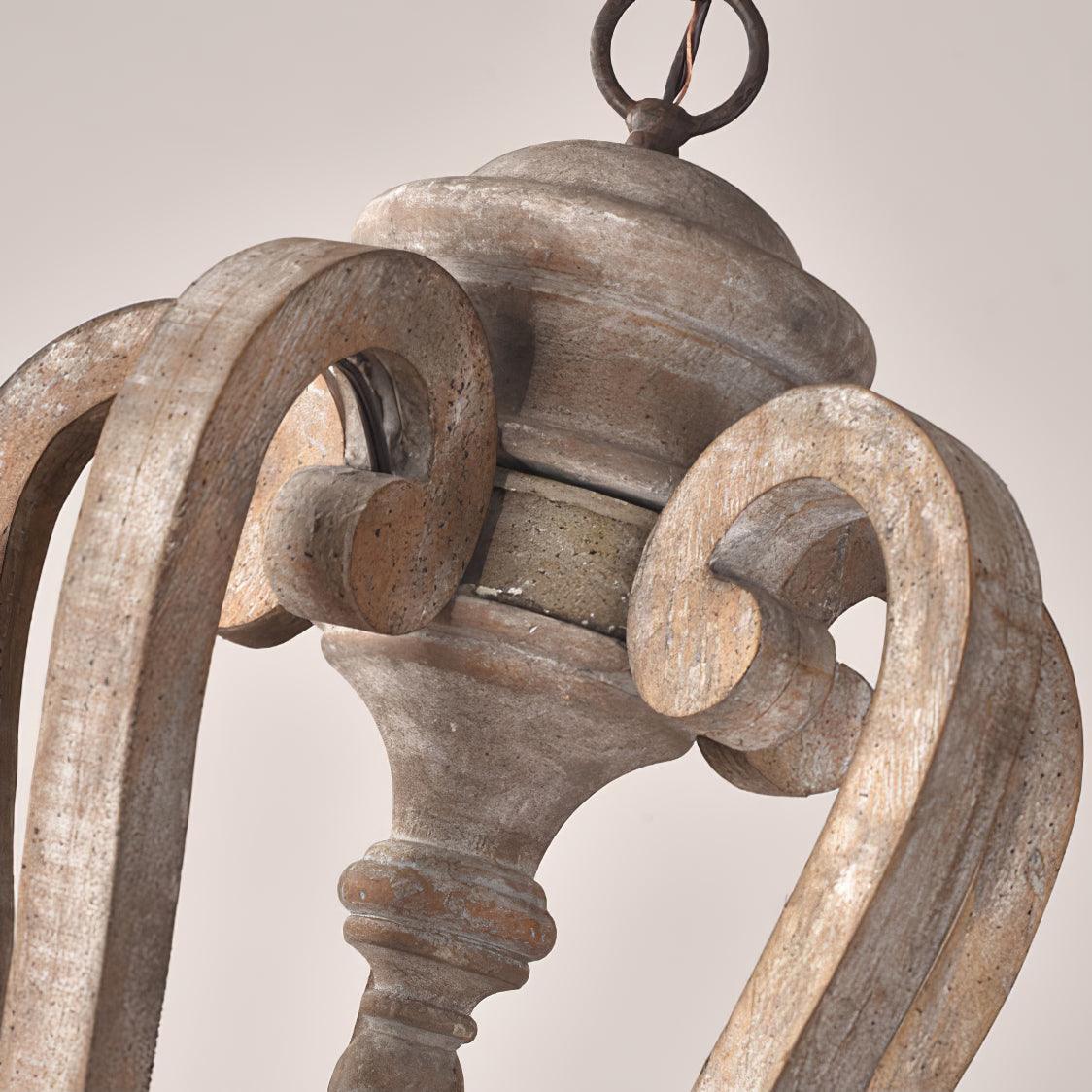 Parrotuncle Wooden Candle Chandelier - Blowlighting
