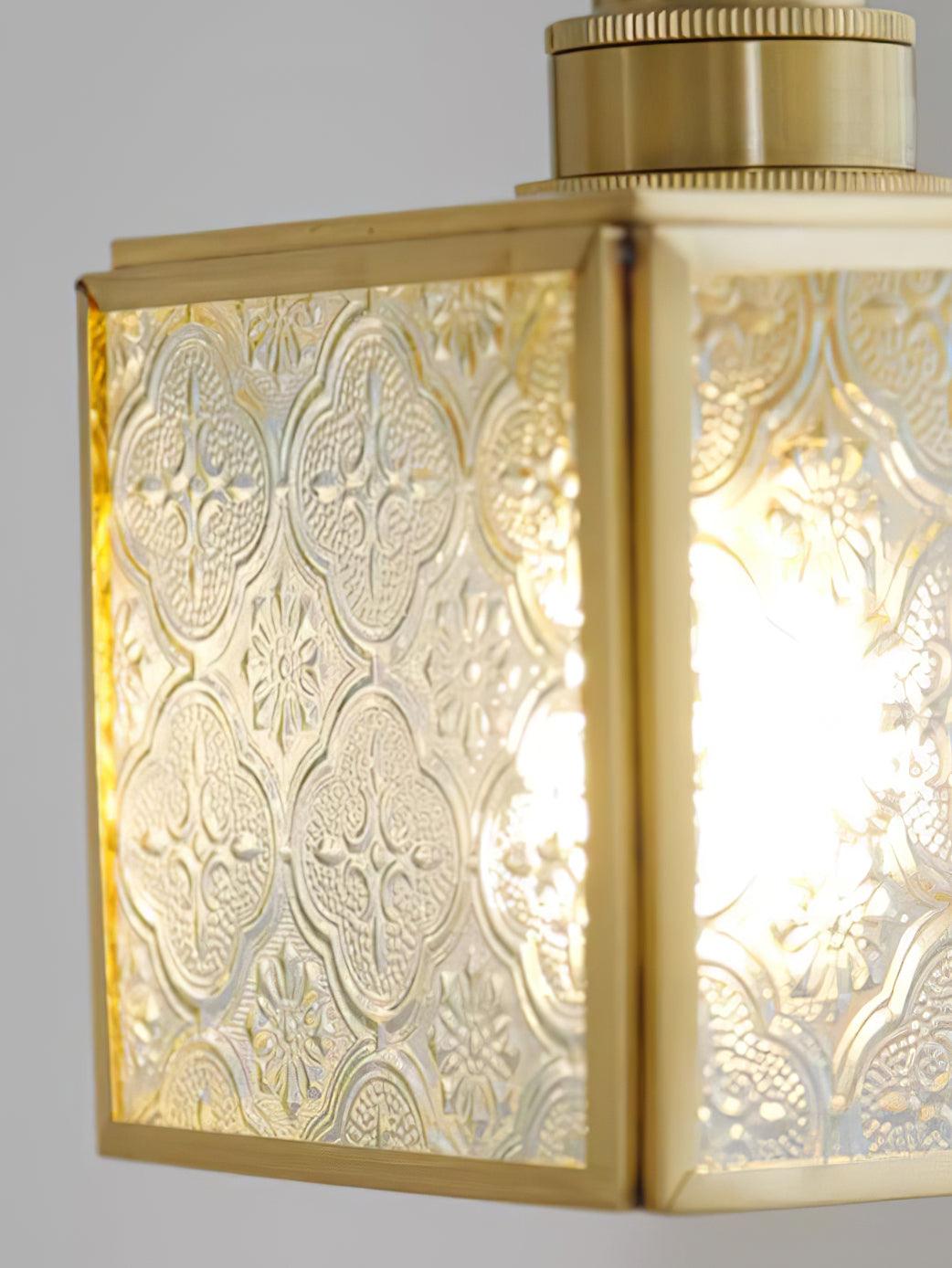Patterned Glass Pendant Lamp - Blowlighting