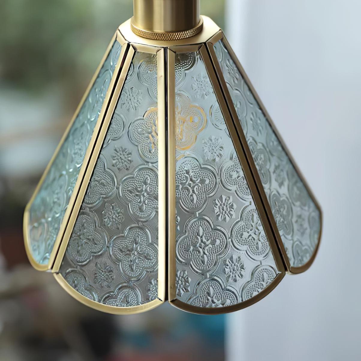 Patterned Glass Pendant Lamp - Blowlighting