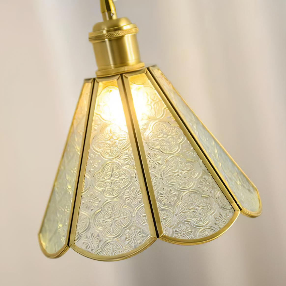 Patterned Glass Pendant Lamp - Blowlighting