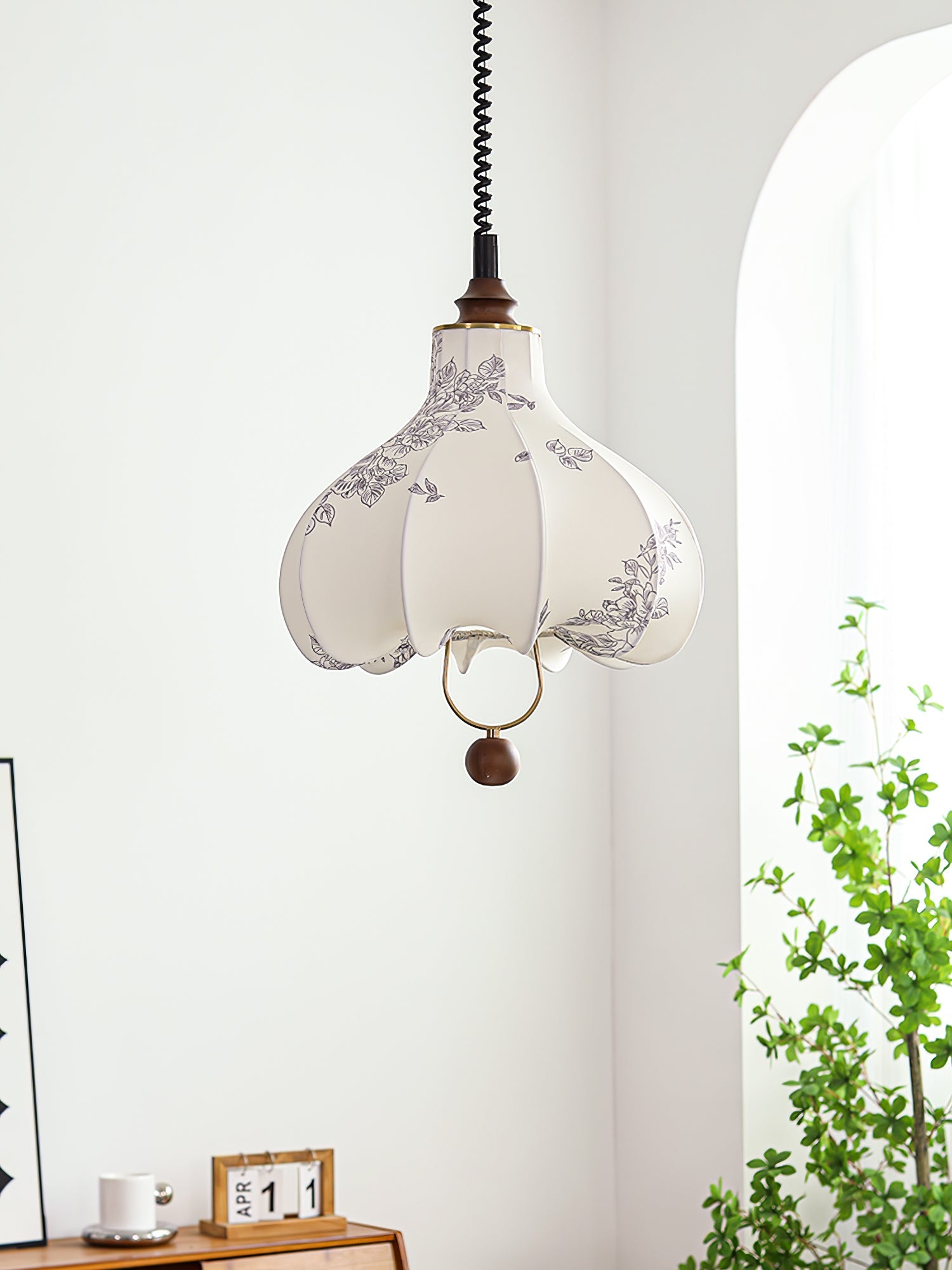 Pear Fabric Pendant Lamp - Blowlighting