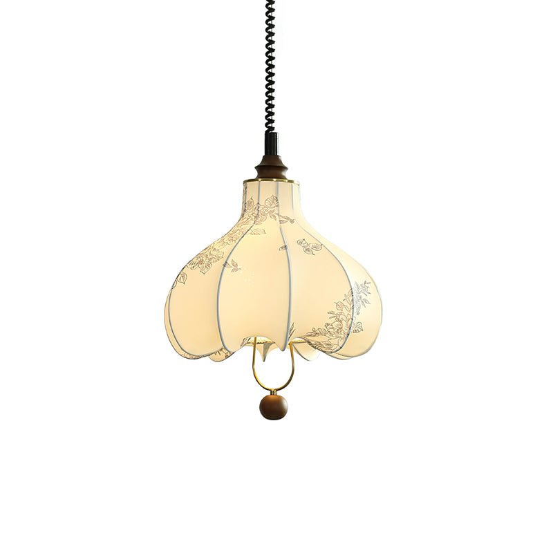 Pear Fabric Pendant Lamp - Blowlighting